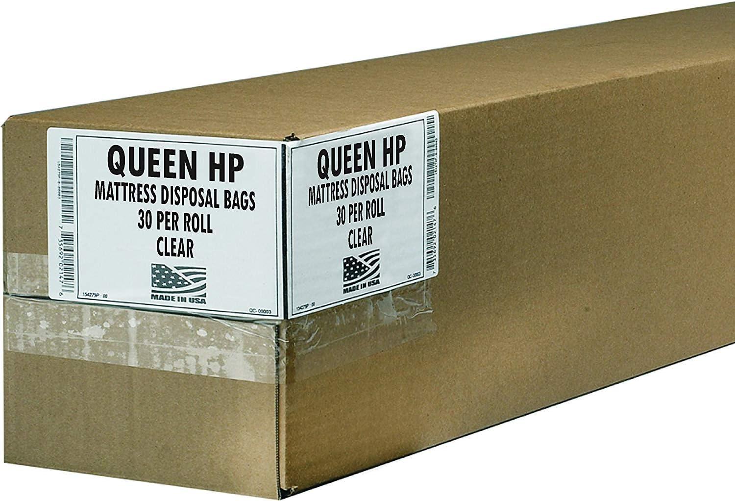 image:imageAluf Plastics High Performance 25 Mil eq Clear Mattress Full Bag 66 x 90 Pack of 30Clear