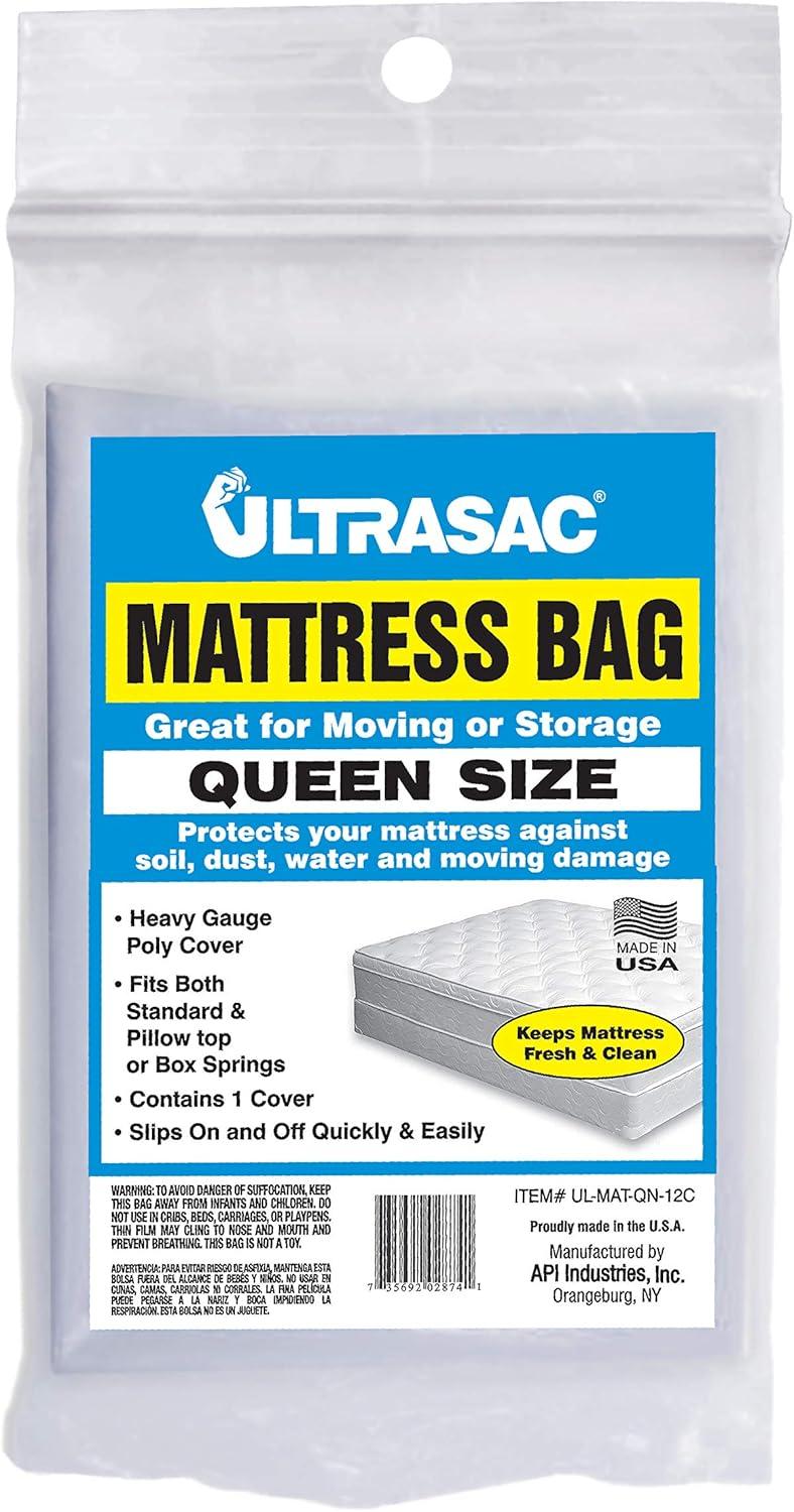 image:imageAluf Plastics High Performance 25 Mil eq Clear Mattress Full Bag 66 x 90 Pack of 30Clear