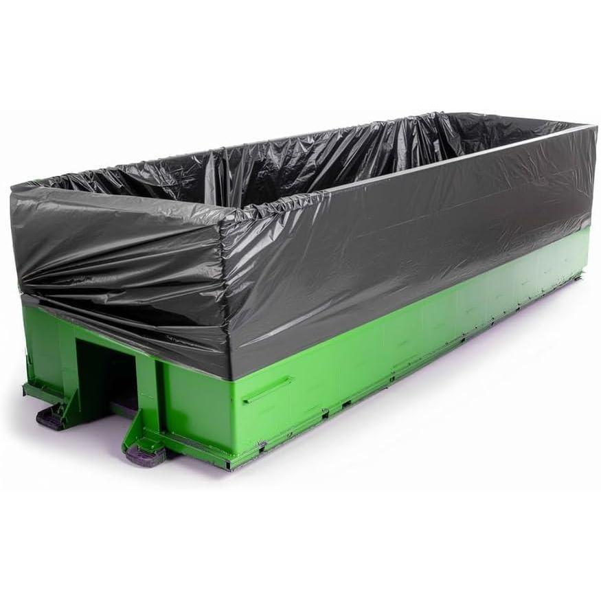 image:imageMultipurpose Plastic 30 Yard Dumpster Liner Cover 60 MIL eq Heavy Duty Tear Resistant HUGE  69x 69 x 408  Protects Furniture Appliances Patio Furniture Tools amp More6 MIL eq  1 Roll