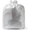 image:imageAluf Plastics 33 Gallon Trash Bags 33 x 39  White Pack of 150  For Bathroom Household Office and Lightweight Garbage  Coreless RollsWhite