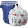image:imageAluf Plastics 45 Gallon Black BioFlex Trash Bags 16 Micron eq 39 x 42  1600 CountClear