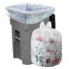 image:imageAluf Plastics Heavy Duty 95 96 Gallon Clear Trash Bags  Pack of 32 15 MIL  61 x 68 Industrial Garbage Bags Premium Quality Can Liners for Recycling Bottles Cans Contractors