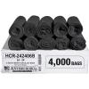 image:imageAluf Plastics High Density Trash Bags 60 Gallon 150 Count 22 Micron eq 38 x 60 Black for Bathroom Office Industrial Commercial Janitorial Municipal RecyclingBlack