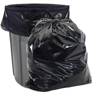 Heavy Duty 95-96 Gallon Black Trash Can Liners – (Huge 32 Pack) – 2.0 MIL Thick Garbage Bags for Toter, Contractors, Lawn, Leaf, Yard Waste, Commerical Kitchen, Industrial, Construction, Garage