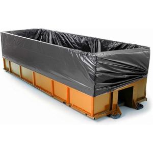Multipurpose Plastic 30 Yard Dumpster Liner Cover 6.0 MIL (eq) Heavy Duty Tear Resistant HUGE – 69″x 69″ x 408″ – Protects Furniture, Appliances, Patio Furniture, Tools, & More(3 MIL (eq)  1 Roll)