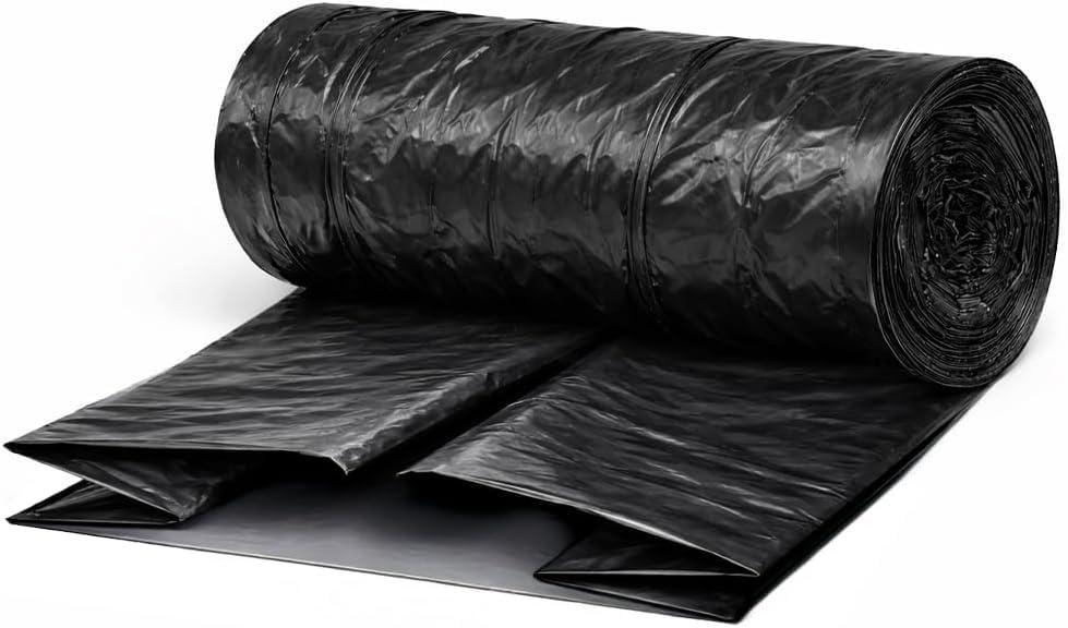 image:imageMultipurpose Plastic 40 Yard Dumpster Liner Cover 60 MIL eq Heavy Duty Tear Resistant HUGE 75x 75 x 540 Protects Furniture Appliances Patio Furniture Tools amp More